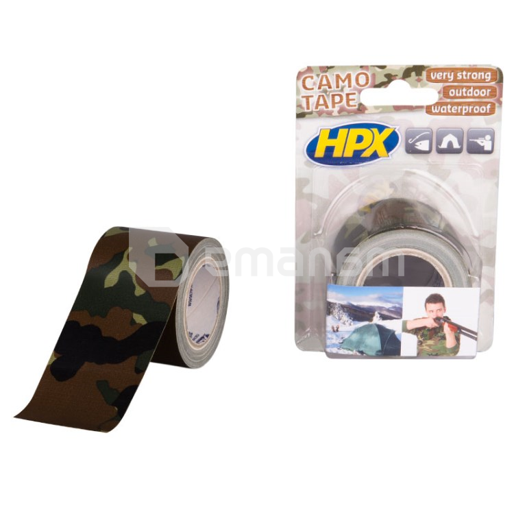 ლენტი არმირებული კამუფლაჟით HPX CA5005 5Mx48MM