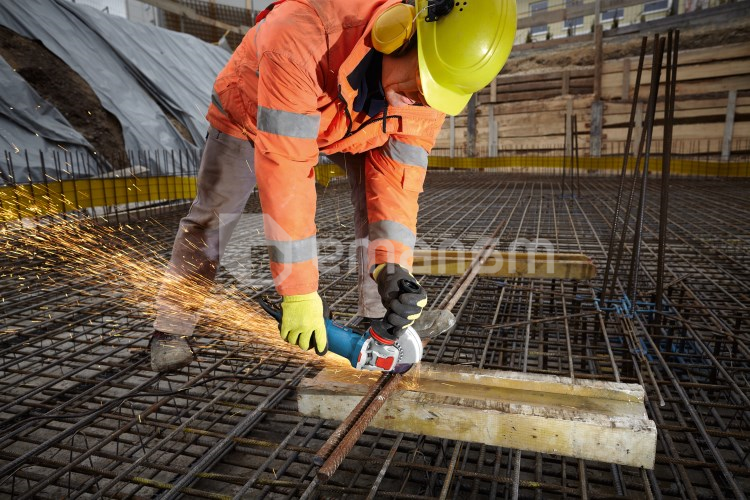 კუთხის სახეხი მანქანა Bosch GWX 13-125 S Professional 1300W