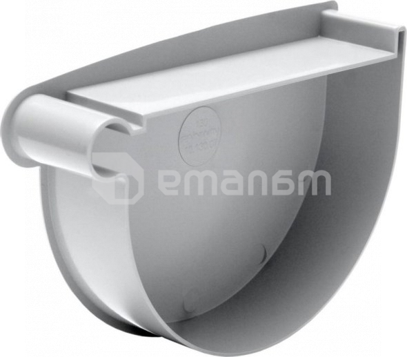 ბოლო ღარის მარჯვენა თეთრი Rainway130 მმ