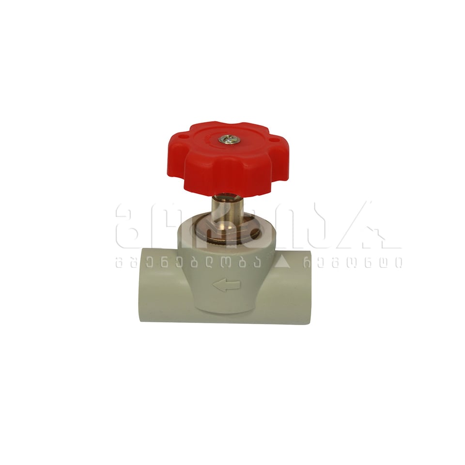 ვენტილი 25 თეთრი BRASS A167