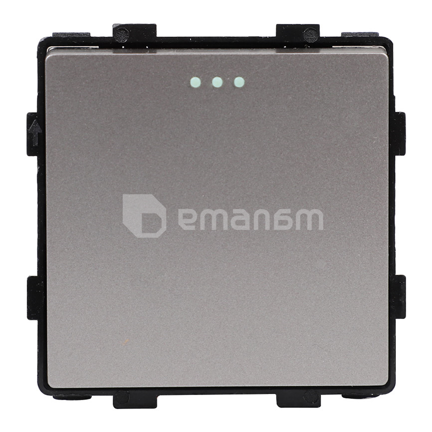 ჩამრთველი ჩარჩოს გარეშე Socket Style 1 ნაცრისფერი