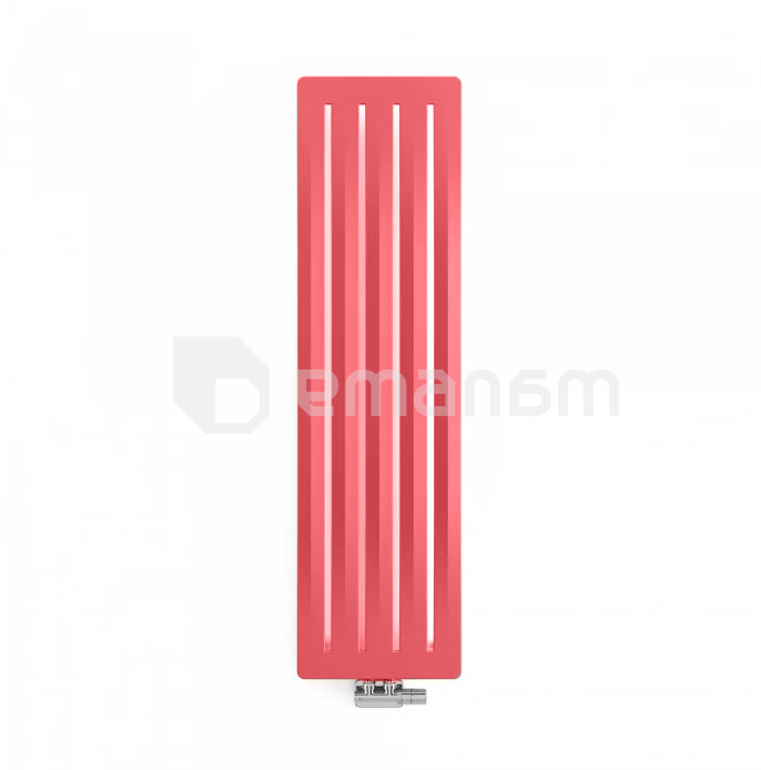 დეკორატიული რადიატორი Terma AERO V მუქი წითელი Ral 3003 Matt (ZX) 1500/410