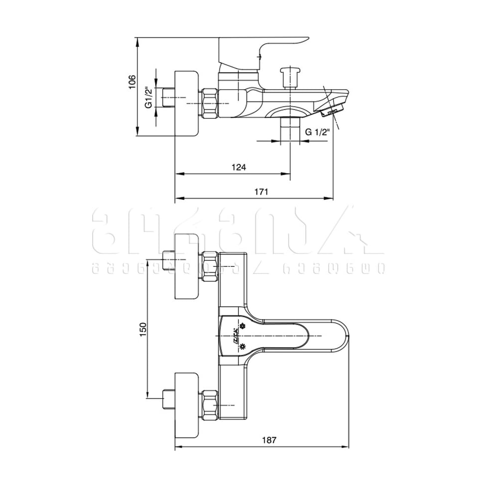 აბაზანის შემრევი Star 102102464