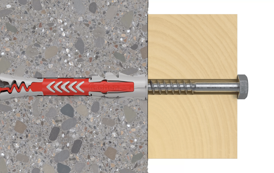 დუბელი  DUOPOWER 10x80 S | ჭანჭიკით (10 ცალი)