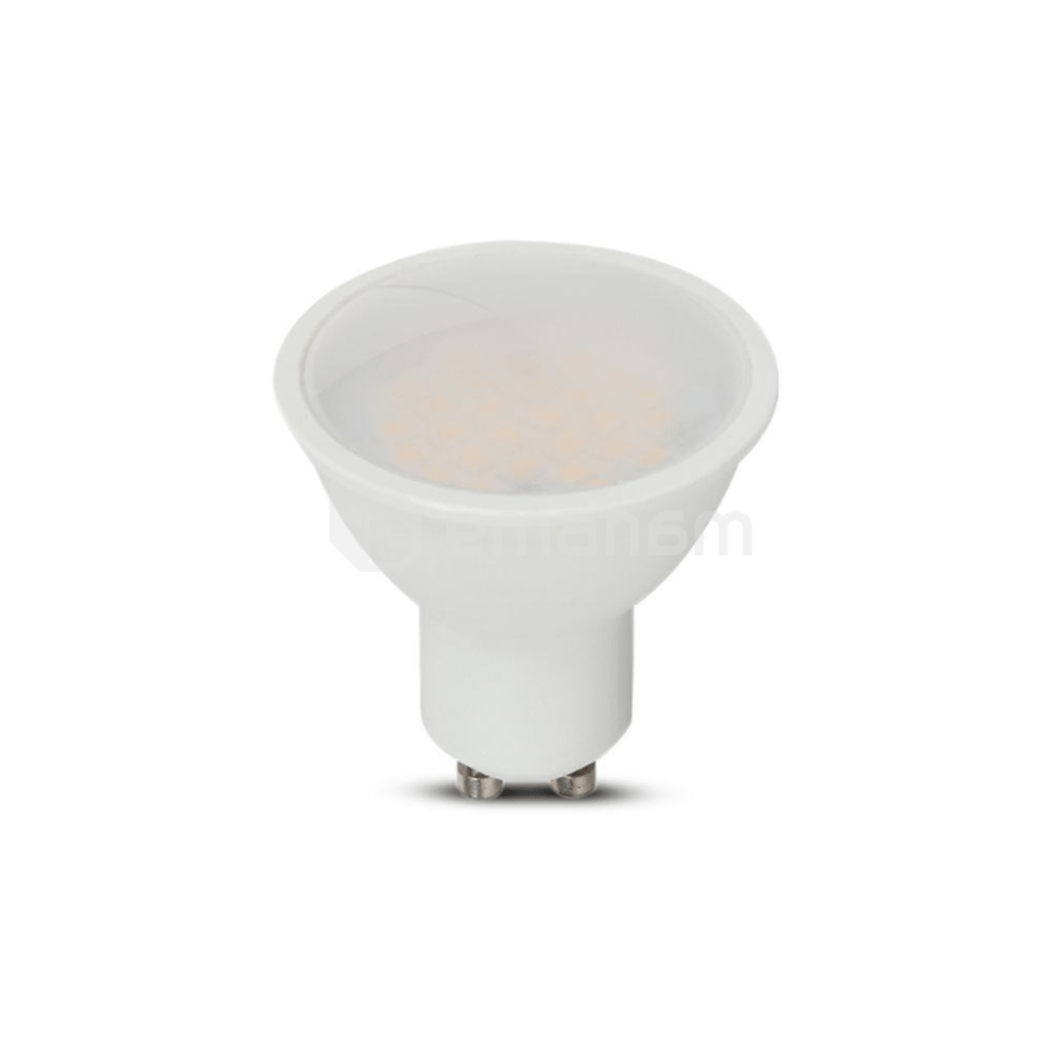 ლედ ნათურა V-TAC 10W GU10 4000K 1000Lm პლასტიკი სამსუგის ჩიპით 21879