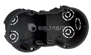 სადგამი ყუთი 2-ადგილიანი IEK КМ40007 141x70x45 mm
