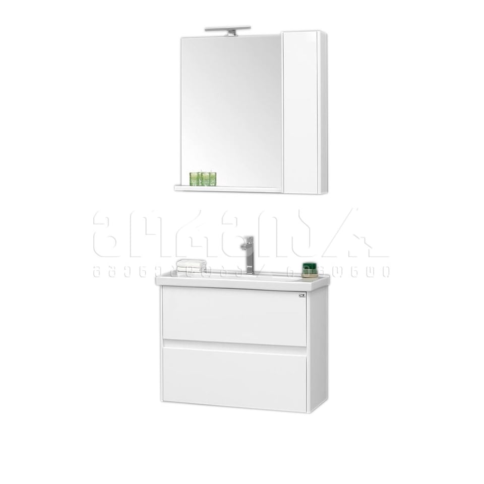 აბაზანის ავეჯი DUDEN 80 სმ  White