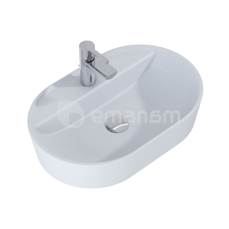 ხელსაბანი დასადები Elita Babette 145104 Antracit Matt 62x41