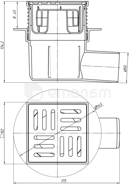 ტრაპი ANI Plast TQ5602