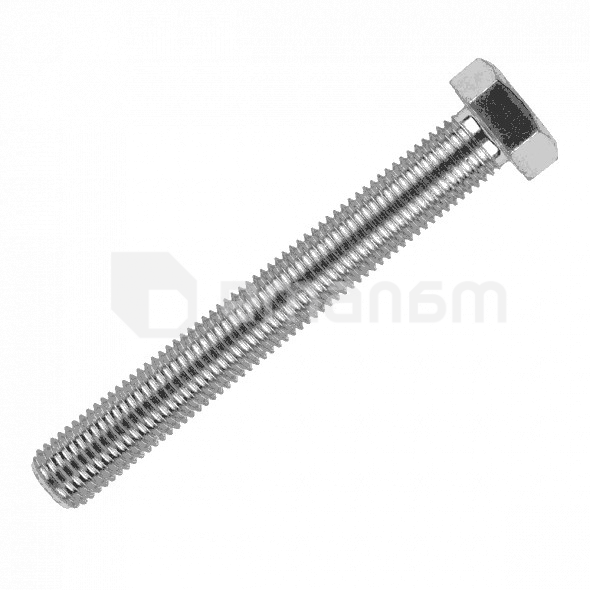 ჭანჭიკი ექვსწახნაგა თავით მოთუთიებული Tech-Krep DIN933 M10x50 2 ც