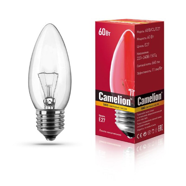 ვარვარა ნათურა 60W ზომა 94х35