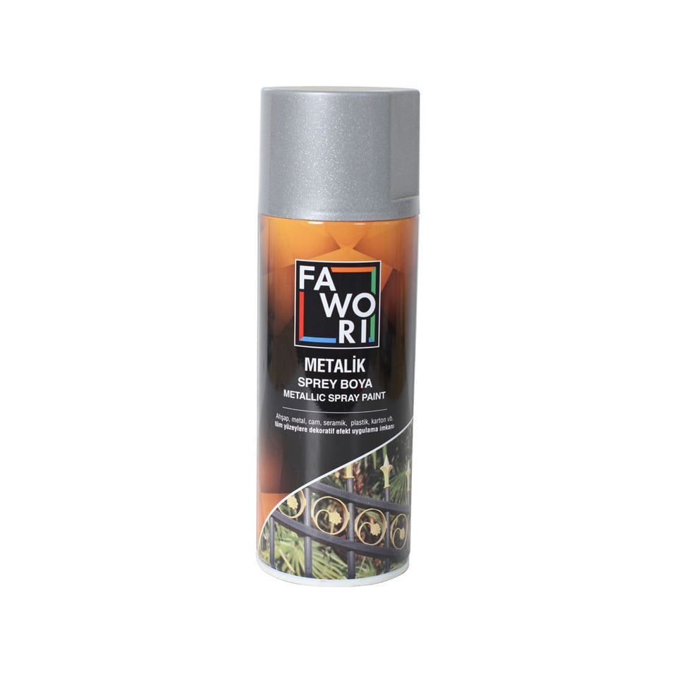 რუხი საღებავი სპრეი FAWORI 357 MET. GREY 400 ML