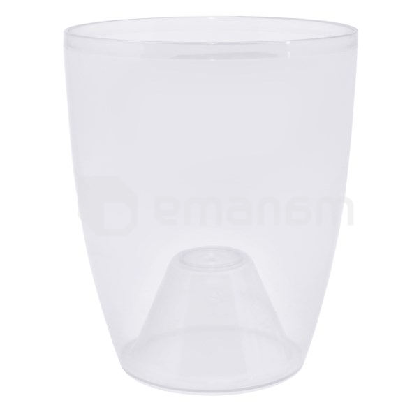 პლასტმასის გამჭვირვალე ქოთანი Aleana ორქიდეა 15x17 გამჭირვალე