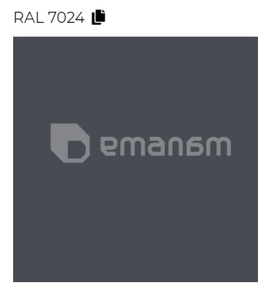 დეკორატიული საშრობი Terma SIMPLE გრაფიტი Ral 7024 Soft (SX) 1200/500