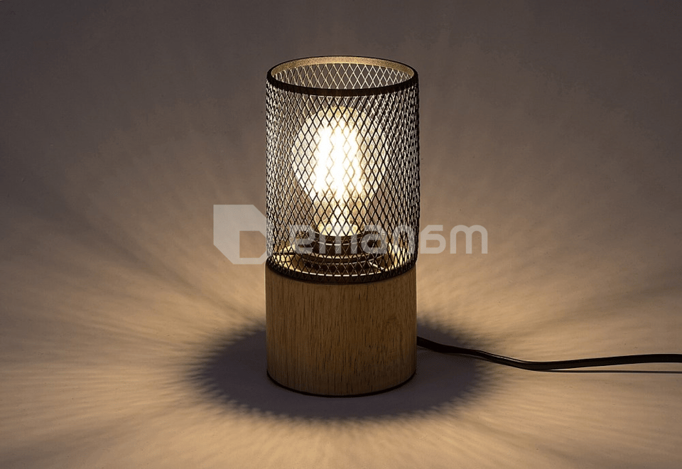 მაგიდის სანათი Rabalux CALLUM 1 E27 h95 L195 ხე შავი 74040