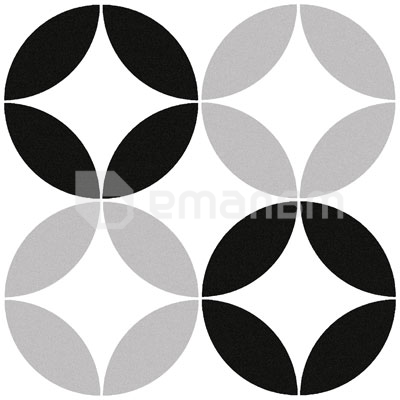 კერამოგრანიტი Geotiles Bora Black 223x223 მმ