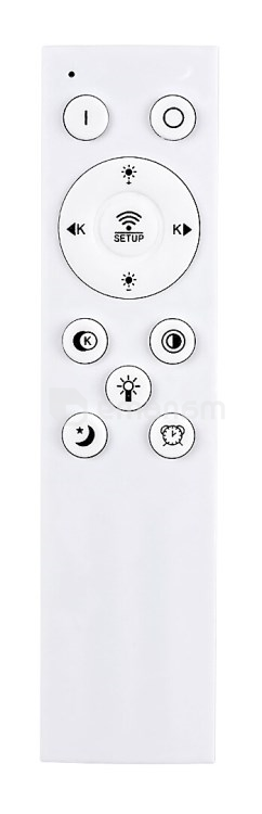 ჭაღი Rabalux Sotiris 47W 3000 6000K L540x460მმ h120მმ შავი თეთრი 71006