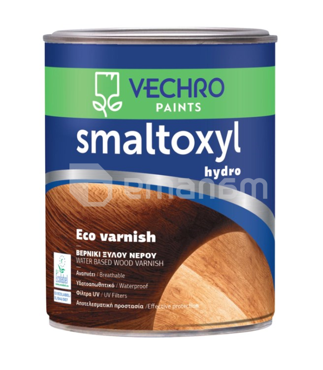 ლაქი ხის Vechro smaltoxyl hydro აბრეშუმისებრი N 30 750 მლ