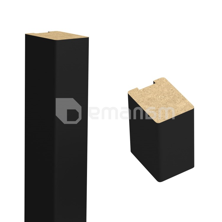 ლარტყა დეკორატიული Foge 280x3x4 სმ შავი 6 ც