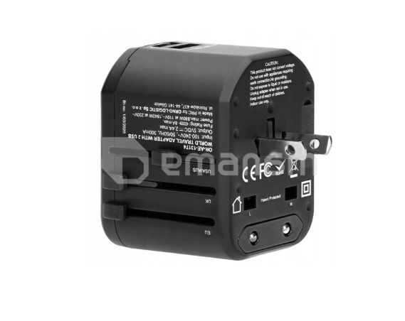დამტენი უნივერსალური ORNO 2.4A 5V USB GOWORLD