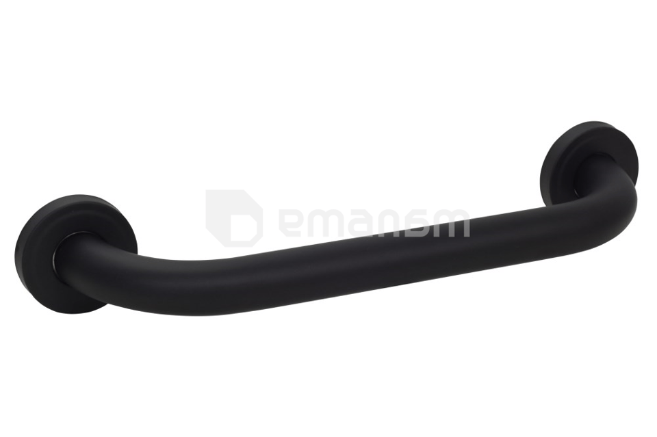 აბაზანის სახელური Bisk Niagara Black Matt 228mm