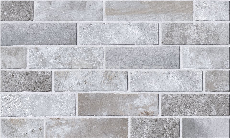კერამოგრანიტი Halcon Ceramicas PR Brickroad Gris Mat PRI 33X55სმ