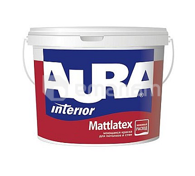ინტერიერის საღებავი ჭერისთვის Eskaro Aura Mattlatex 2.5 ლ