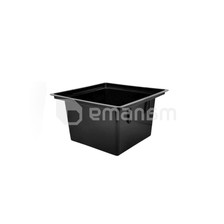 ქოთანი ყვავავილის FORM PLASTIC Diva Slim square 40 ანტრაციტი 4680-014