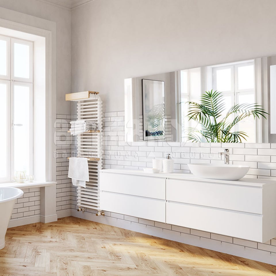 ხელსაბანის შემრევი ALGEO SQUARE მაღალი  BAQ2L