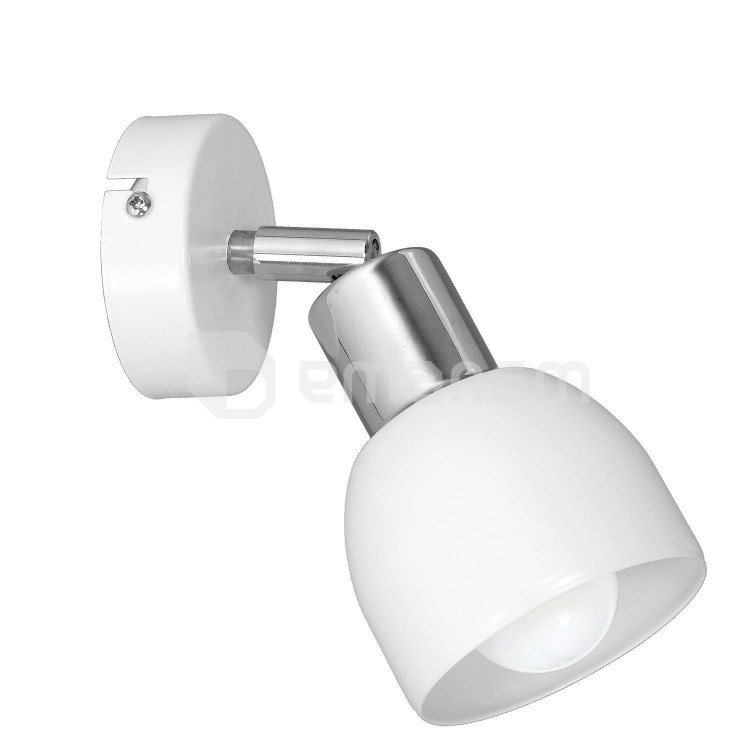 სპოტი LUMINEX 1 Fresno თეთრი ქრომი 3209 E27 1x MAX 60W
