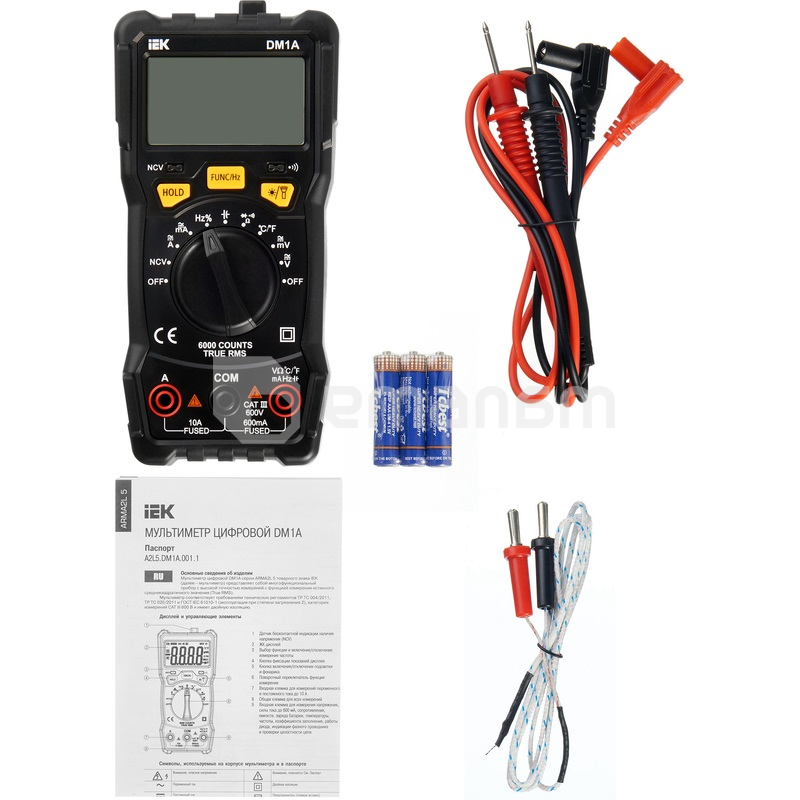 ციფრული მულტიმეტრი IEK ARMA2L 5 DM1A