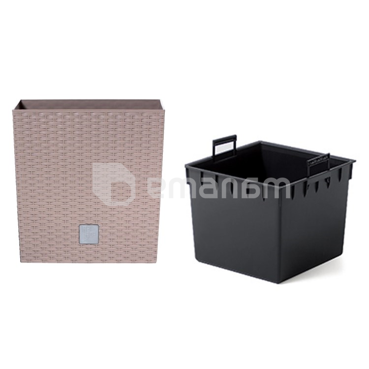 პლასტმასის ქოთანი Prosperplast DRTS325L-7529U Rato Low - MOCCA 32.5 სმ