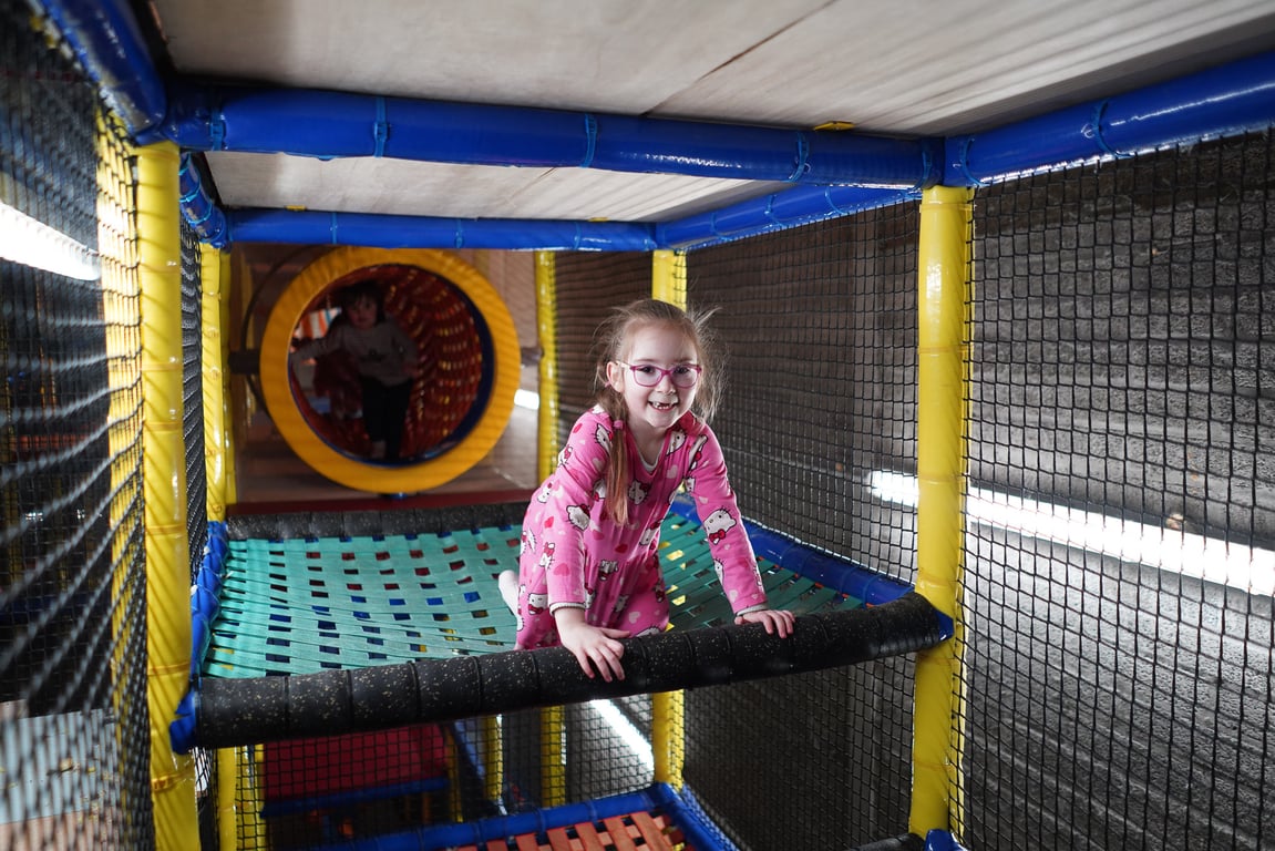 Families gathering at Into the Woods