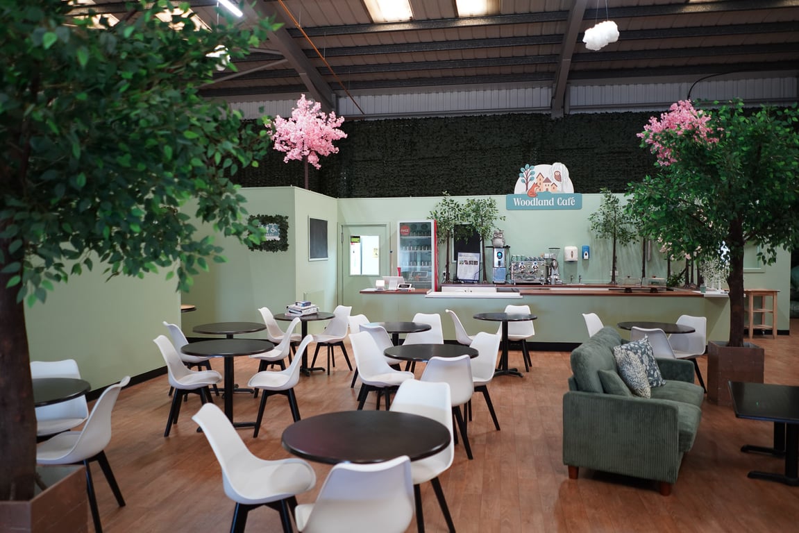 Into the Woods cafe interior