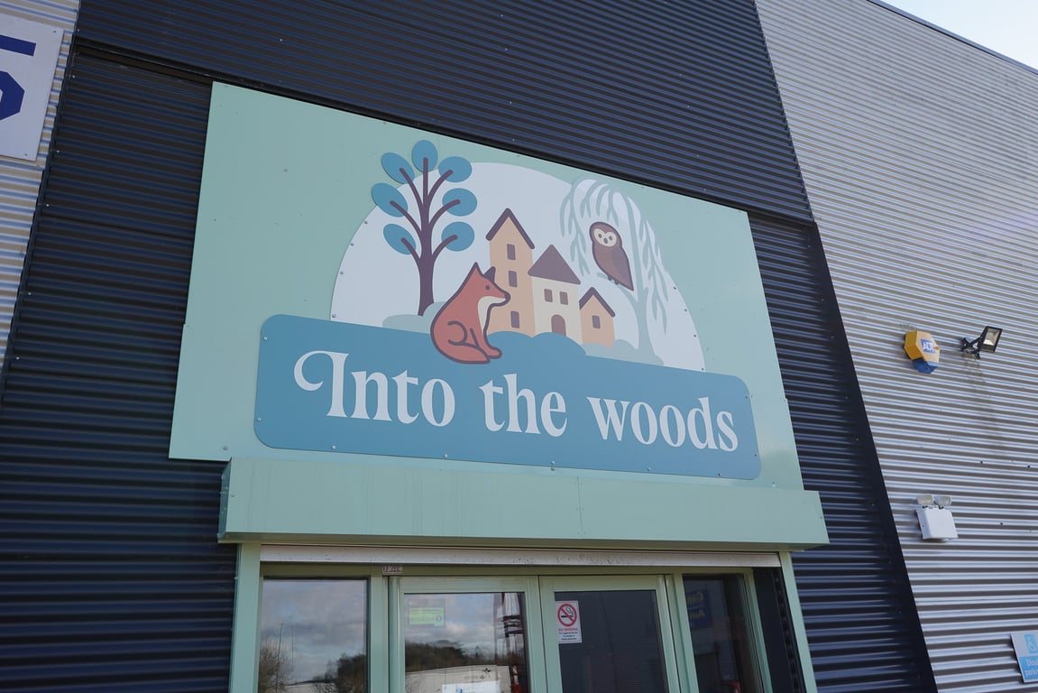 Exterior view near Into the Woods location