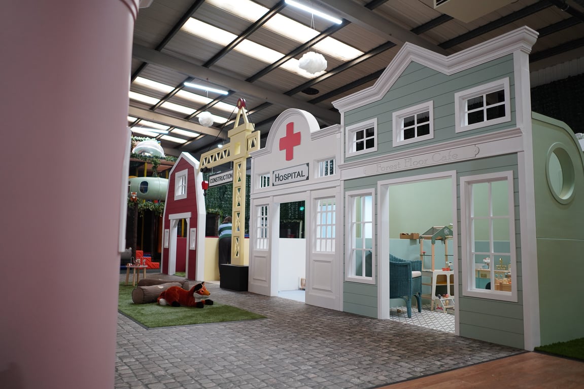 Into the Woods play space interior