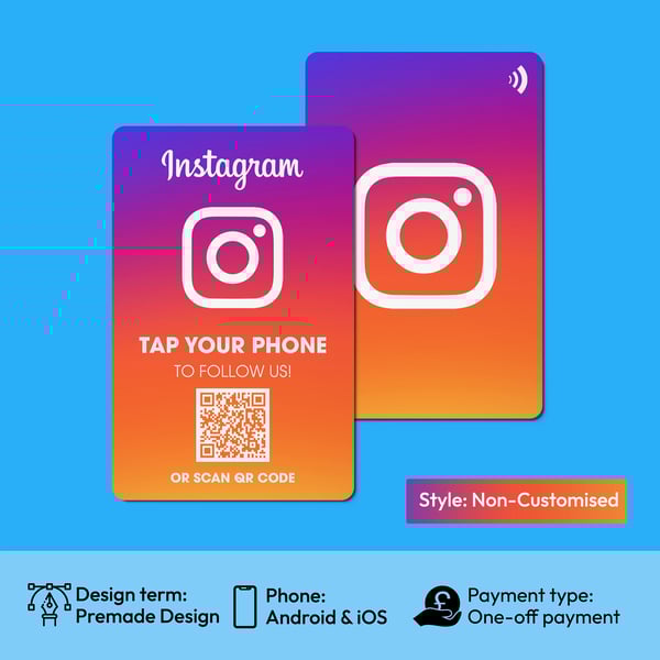 Instagram NFC business cards: Evrycard Edition
