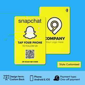 Snapchat NFC Business Cards