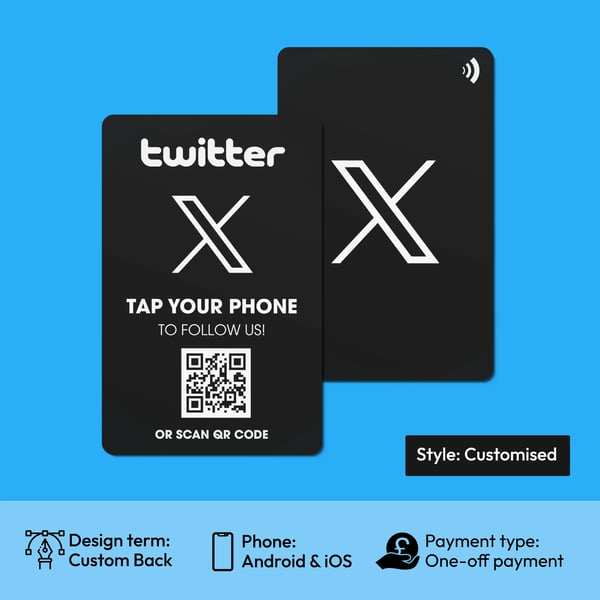 Twitter(x) NFC business cards: Evrycard Edition