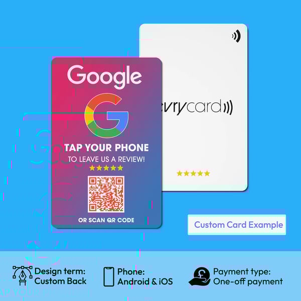 Google Review NFC Cards Evrycard Edition