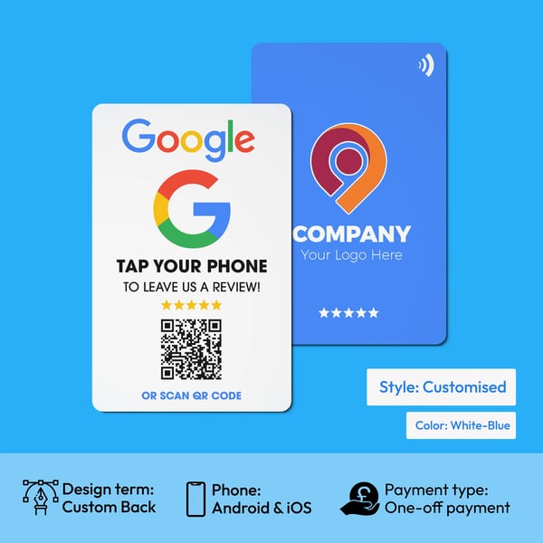 Google Review NFC Cards Evrycard Edition
