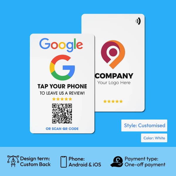 Google Review NFC Cards Evrycard Edition