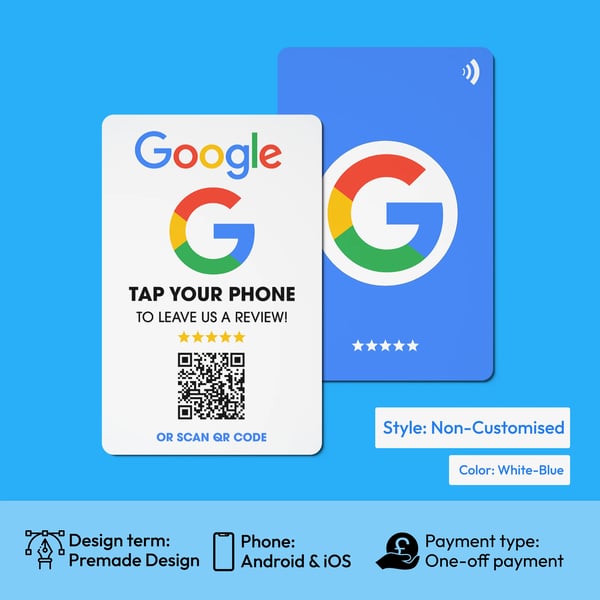 Google Review NFC Cards Evrycard Edition