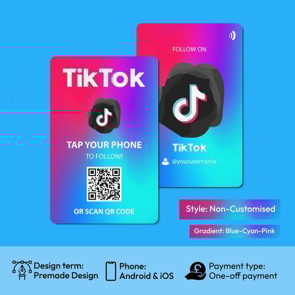 TikTok NFC Cards: Evrycard Edition