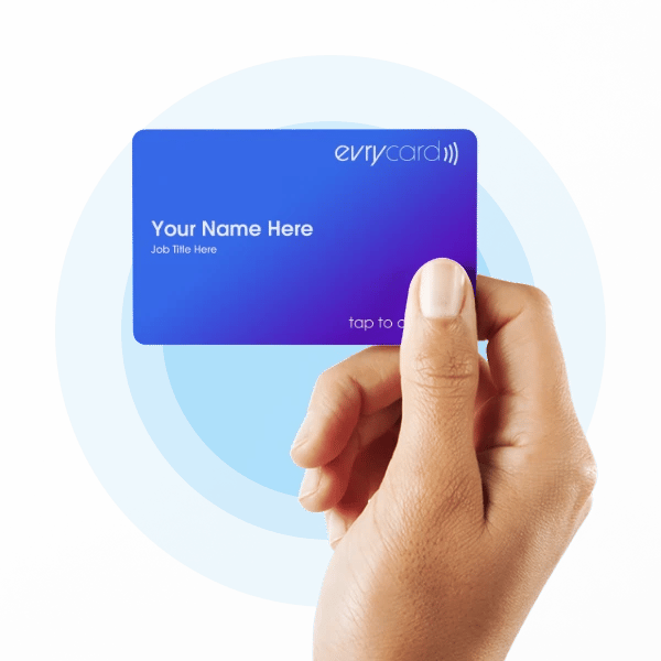 evrycard non-customised digital business card
