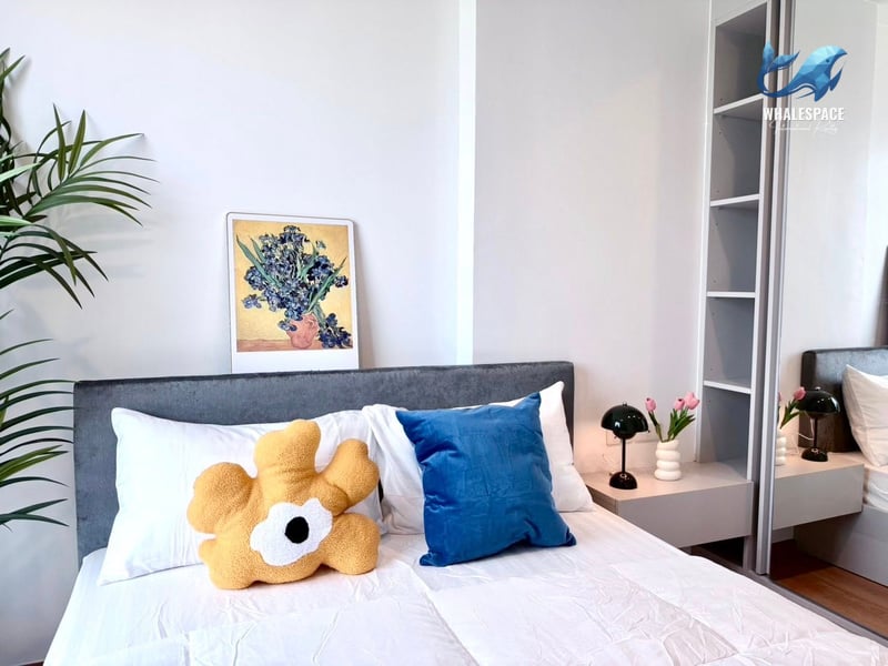 The Base Sukhumvit 77 — High Floor 24th | Large Smart TV | Newly Renovated City View photo 4