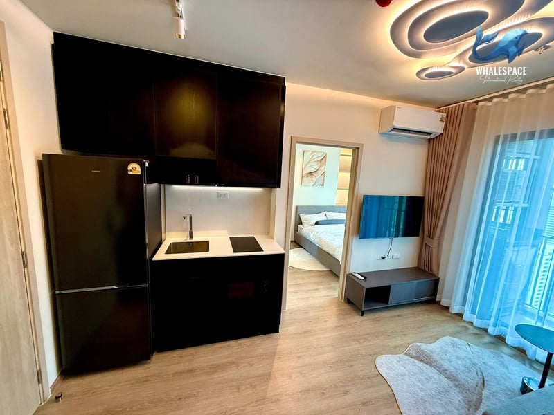 Nue District R9 — Fully Furnished 1BR | Prime Rama 9 Location | 180m to MRT & Central photo 2