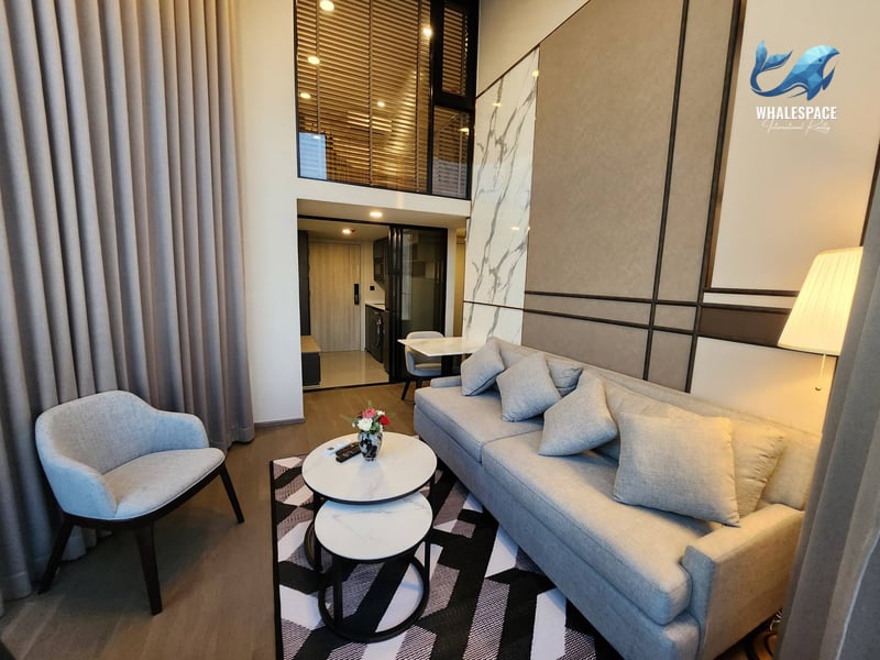 Park Origin Chula-Samyan — Duplex Corner Unit | High Floor City View | Near MRT photo 3