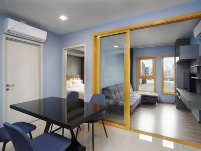 The Base Sukhumvit 50 — ห้องสวยเฟอร์ครบ พร้อมห้องอเนกประสงค์ | วิวโล่ง | ใกล้ BTS อ่อนนุช