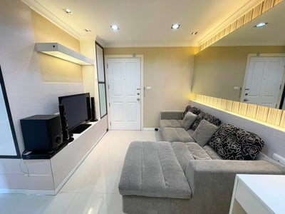 Lumpini Place Rama 9 — غرفة نوم واحدة واسعة مؤثثة بالكامل | قرب MRT Rama 9